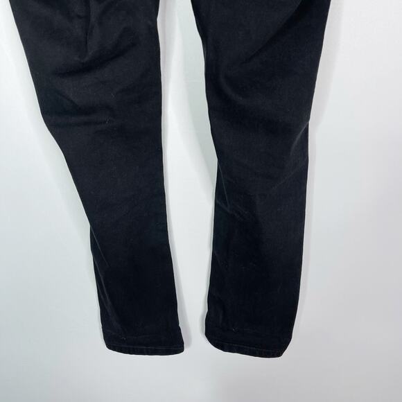 ASOS Design Maternity US 6 Black Relaxed Mom Jeans Elasticated Side Waistband - Picture 9 of 13